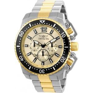 Invicta Pro Diver 21956 Men's Two-Tone Stainless Steel Analog Dial Watch RQ128